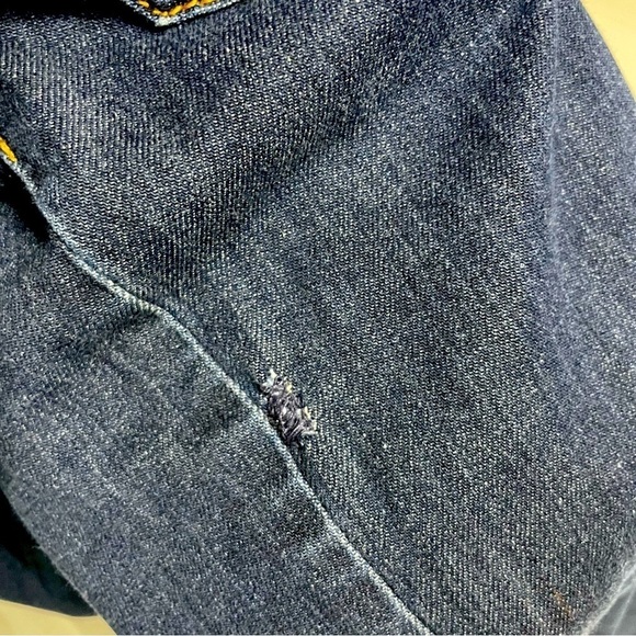 ARMANI Jeans vintage blue denim pants, low waist, regular fit indigo zip up 28 - Picture 14 of 15